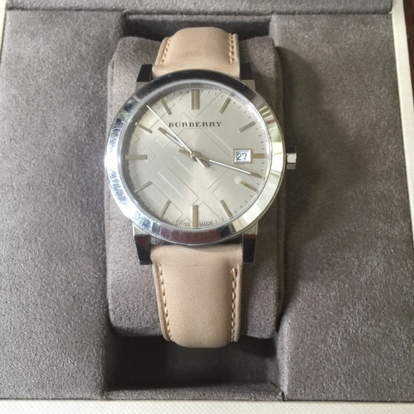 burberry watch swiss made sapphire crystal
